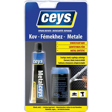 Obrázok Lepidlo Ceys OPRAVA DEFEKTU syntetický kov, 40 ml + 40 g