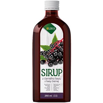 Obrázok Leros Sirup Černý bez 250 ml (8594740009253)