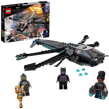 Obrázok LEGO Super Heroes 76186 Black Panther a dračie lietadlo (5702016913033)