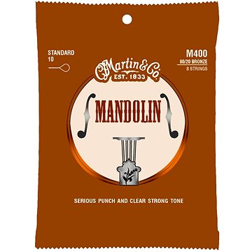 Obrázok Martin M400 80/20 Bronze Mandolin Strings, Light