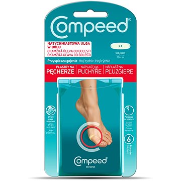 Obrázok Compeed náplasť na pľuzgiere malá 6 ks