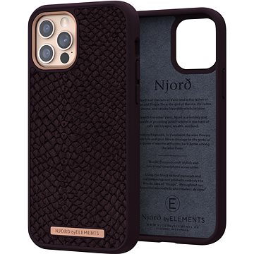 Obrázok Njord Eldur Case for iPhone 12/12 Pro Aubergine (SL14053)