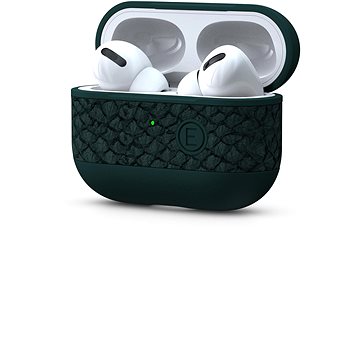 Obrázok Njord Icelandic Salmon Leather case for Airpods Pro green (6686305)