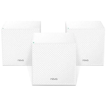 Obrázok Tenda Nova MW12 (3-pack) WiFi AC2100 Mesh Gigabit system Tri Band, 9x GLAN/GWAN, SMART CZ aplikace MW12 (3-pack)