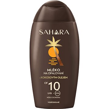 Obrázok Sahara Sun mlieko na opaľovanie SPF 10 s kokosovým olejom 200 ml