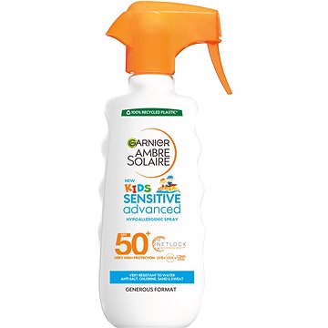 Obrázok GARNIER Ambre Solaire Kids Sensitive Advanced – Ochranný krém proti UVB, UVA a dlhovlnnému UVA SPF (3600542395939)