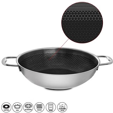 Obrázok Panvica COOKCELL WOK nepr. povrch 3 vrs. pr. 28cm