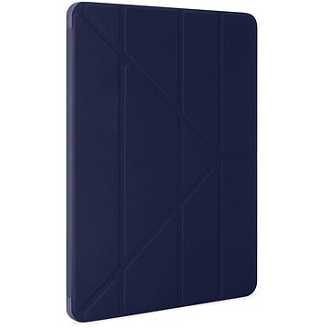 Obrázok Pipetto Origami TPU puzdro pre Apple iPad Pro 12,9“ (2021/2020/2018) – tmavo modré (PIPI39-113-R)