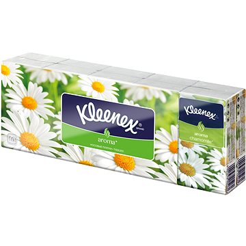 Obrázok KLEENEX® Hygienické vreckovky Family hanks - Camomile 10ks