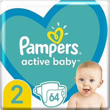 Obrázok Pampers Active Baby NB S2 64ks(4-8kg)