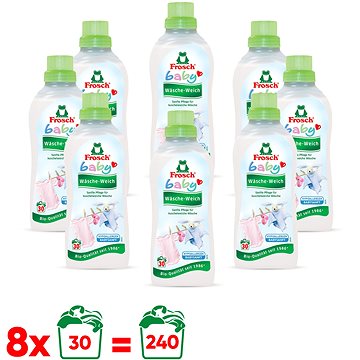 Obrázok FROSCH Zmáčadlo na dojčenskú a detskú bielizeň 8× 750 ml (240 praní) (4001499515217)