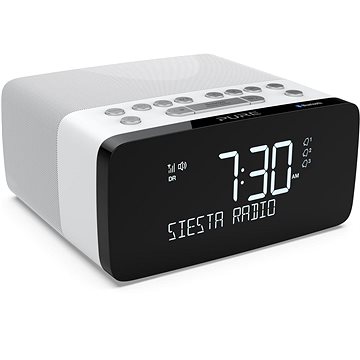 Obrázok DAB+ rádiobudík Pure Siesta Charge, Bluetooth, USB, UKW, biela