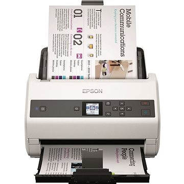 Obrázok EPSON skener WorkForce DS-870N, A4, ADF 600x600dpi, USB 2.0