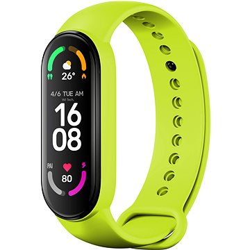 Obrázok RhinoTech pre Xiaomi Mi Band 6 limetkovo zelený (RTACC065)