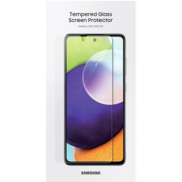 Obrázok Samsung Galaxy A52 Tvrdené ochranné sklo priehľadné (ET-FA525TTEGEU)