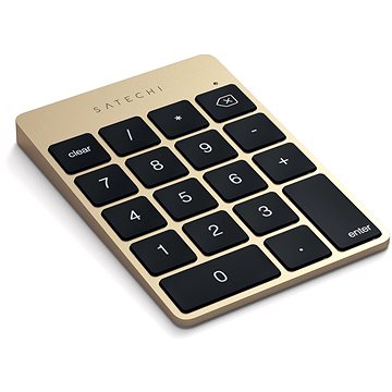 Obrázok Satechi numerická klávesnica Slim Wireless - Gold Aluminium