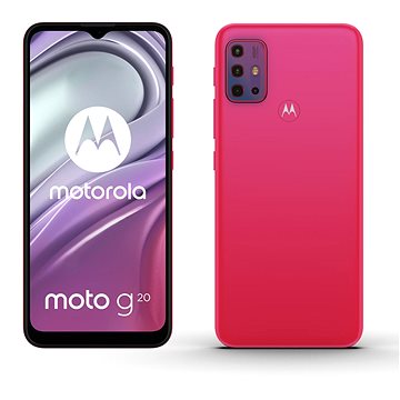 Obrázok Motorola Moto G20 NFC červený (PANH0010PL)