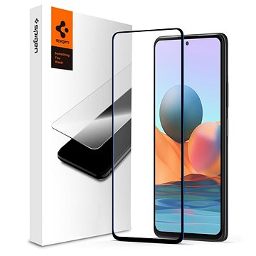 Obrázok Spigen Glass FC Black Xiaomi Redmi Note 10 (AGL02934)