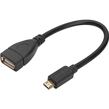 Obrázok Speedlink USB 2.0 OTG Adaptér 0,15 m HQ (SL-170206-BK)