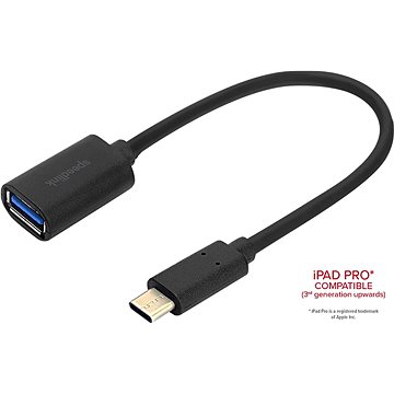 Obrázok Speedlink USB-C to USB-A Adaptér, 0,15 m HQ (SL-180008-BK)