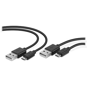 Obrázok Speedlink STREAM Play & Charge USB Cable Set – for PS4, black (SL-450104-BK)