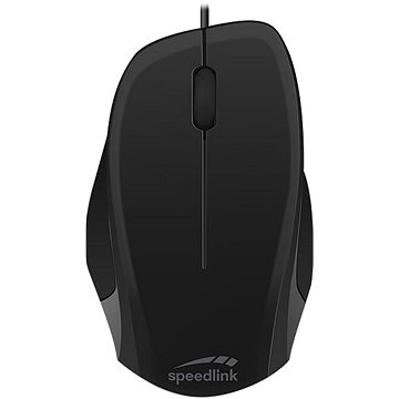 Obrázok LEDGY Mouse - USB, Silent, black-black SL-610015-BKBK