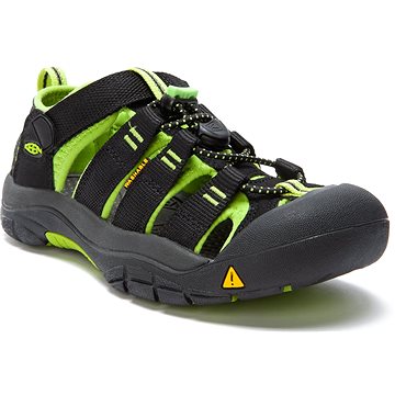 Obrázok Keen 1009965 Detské sandále NEWPORT H2 JR, black/lime green-černá čierna 32/33