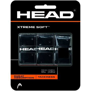 Obrázok HEAD-XtremeSoft Grip Overwrap BLACK, Farba Čierna