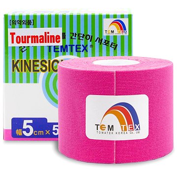 Obrázok Tejp. TEMTEX kinesio tape Tourmaline ružová 5cmx5m