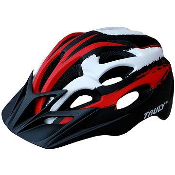 Obrázok Cyklo prilba TRULY FREEDOM veľ. M red/black/white (4891223074772)