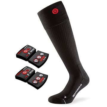 Obrázok Lenz set heat sock 4.0 toe cap + lithium pack rcB 1200/black veľ. 35 – 38 EU (9006729115552)