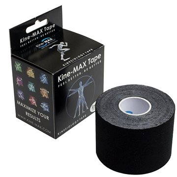 Obrázok Kine-MAX Classic Kinesiology Tape KinesioMAX čierna 5cmx5m