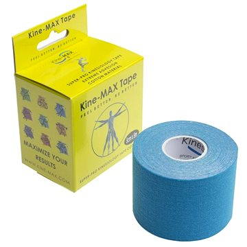 Obrázok Kine-MAX Tape Super-Pro Cotton Kinesiology modrá 5cmx5m