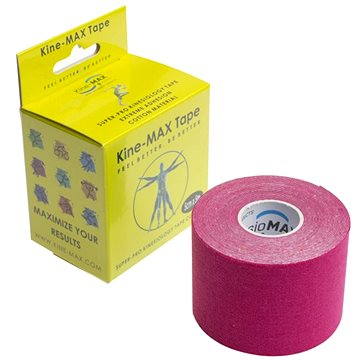 Obrázok Kine-MAX Tape Super-Pro Cotton Kinesiology ružová 5cmx5m