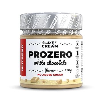 Obrázok Nutrend Denuts Cream 250 g, Prozero s bielou čokoládou (REP-498-250-BČ)