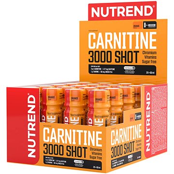 Obrázok CARNITINE 3000 SHOT, 20x60 ml, pomaranč