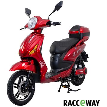 Obrázok Racceway E-Moped 12AH červený-lesklý