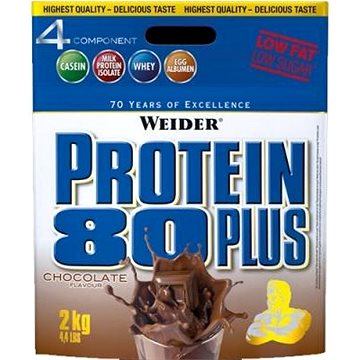 Obrázok Weider Potein 80 PLUS 2000 g - čokoláda