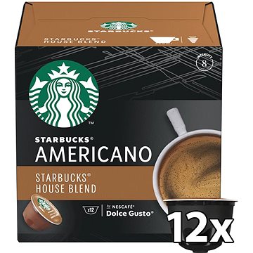 Obrázok STARBUCKS NESCAFE DOLCE GUSTO HOUSE BLEND MEDIUM ROAST, 12 KAPSUL