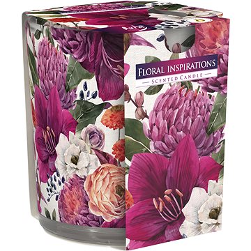 Obrázok Vonná sviečka v skle Floral inspirations 100 g, 8 cm