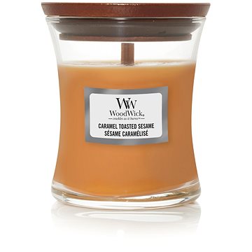 Obrázok WoodWick vonná sviečka Caramel Toasted Sesame malá váza