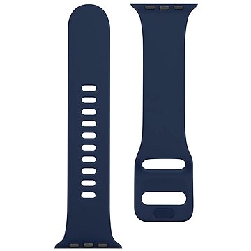 Obrázok Tactical Silikónový remienok s prackou pre Apple Watch 42/44 mm Night Blue (8596311138942)