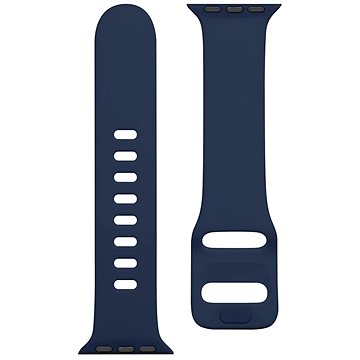 Obrázok Tactical Silikónový remienok s prackou pre Apple Watch 38/40 mm Night Blue (8596311138898)