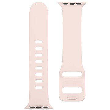 Obrázok Tactical Silikónový remienok s prackou pre Apple Watch 38/40 mm Pink (8596311138911)