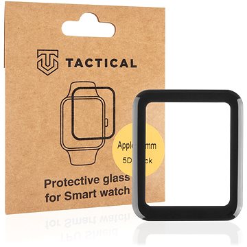 Obrázok Tactical Glass Shield 5D sklo pre Apple Watch 4/5/6/SE 40 mm Black (8596311130236)