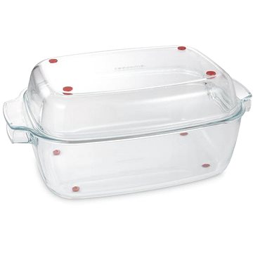 Obrázok TESCOMA Pekáč s poklopom GrandCHEF 40 x 26 cm, sklenený 