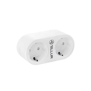 Obrázok Tellur WiFi Smart AC Dual Plug, Duální zásuvka, 16A, 2400W TLL331061