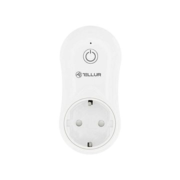 Obrázok Tellur WiFi Smart AC Plug, zásuvka, 1x USB 1A, 2400W, 10A, bílá TLL331021