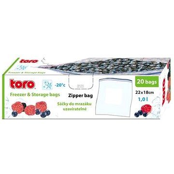 Obrázok TORO Vrecká na potraviny TORO 20ks 1l