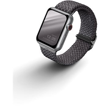 Obrázok UNIQ Aspen Braided remienok pre Apple Watch 40/38 mm sivý (UNIQ-40MM-ASPGRY)